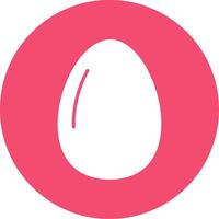 ägg mång Färg cirkel ikon vektor