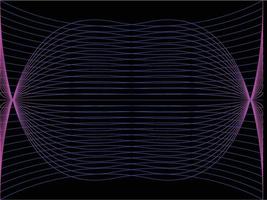 welliger Hintergrund, Wellenlinienhintergrunddesign, Spektrumillustration vektor