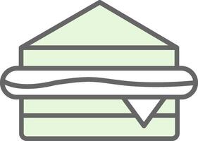 Sandwich Stutfohlen Symbol Design vektor