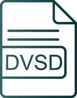 DVD Datei Format Linie Gradient Symbol vektor