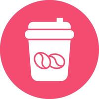 Kaffee Tasse multi Farbe Kreis Symbol vektor