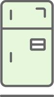 kylskåp fylla ikon design vektor