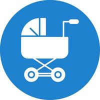 Baby Kinderwagen multi Farbe Kreis Symbol vektor