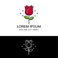 Rose Logo Vorlage Design Vektor