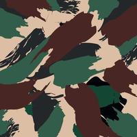abstrakter Dschungelwaldwaldtarnmuster militärischer Hintergrund für Druckkleidung vektor