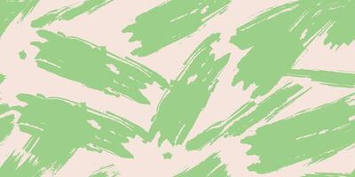 sömlös mönster med grön borsta slag. abstrakt bakgrund design med sömlös grunge tyg textur. hand dragen dekorativ sömlös mönster med djärv borsta slag. grön måla vektor