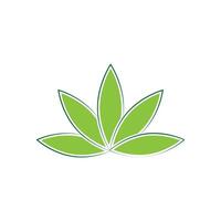 Cannabis Logo Vorlage Symbol Design vektor