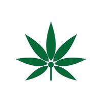 Cannabis Logo Vorlage Symbol Design vektor