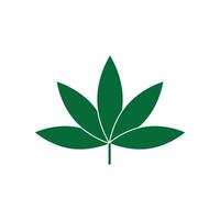 Cannabis Logo Vorlage Symbol Design vektor