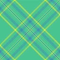 Plaid Tartan Muster von prüfen nahtlos Textil- mit ein Textur Hintergrund Stoff. vektor