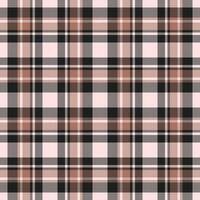 Plaid nahtlos Muster. prüfen Stoff Textur. Textil- drucken. vektor