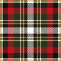 pläd kolla upp mönster. sömlös tyg textur. tartan textil- skriva ut. vektor