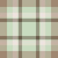 Stoff Textil- Muster von Hintergrund Plaid mit ein Textur Tartan nahtlos überprüfen. vektor