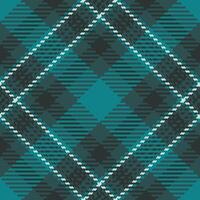 prüfen Plaid nahtlos von Tartan Hintergrund mit ein Stoff Textur Textil- Muster. vektor