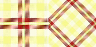 mönster textil- bakgrund av pläd tartan med en textur tyg sömlös kolla upp. vektor