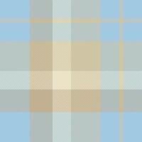 Muster Hintergrund Textil- von prüfen Tartan mit ein nahtlos Textur Plaid Stoff. vektor