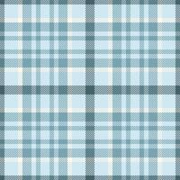 Textil- Plaid von prüfen Tartan Textur mit ein Hintergrund Muster Stoff nahtlos. vektor