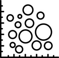 Blase Diagramm Gliederung Illustration vektor