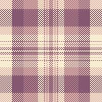 prüfen Hintergrund von Plaid Muster nahtlos mit ein Stoff Tartan Textur Textil. vektor