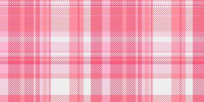 falten Textil- Stoff, Sommer- Plaid Muster Schottenstoff. weben Hintergrund nahtlos Textur prüfen im rot und Weiß Farben. vektor