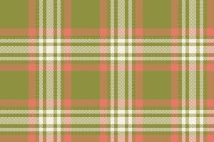 Plaid Hintergrund, prüfen nahtlos Muster im grün. Stoff Textur zum Textil- drucken, Verpackung Papier, Geschenk Karte oder Hintergrund. vektor