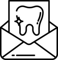 dental post översikt illustration vektor