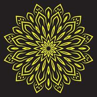 Mandala Kunst zum Design Jahrgang Hintergrund, Dekoration, vektor