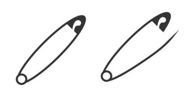 Sicherheit Stift Symbol. Illustration. vektor