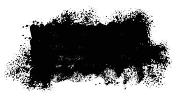 abstrakt Grunge Graffiti schwarz sprühen Farbe Bürste. vektor