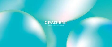 abstrakt Gradient Hintergrund . modern Digital Hintergrund mit beschwingt Farbe, 3d geometrisch Formen, Kreis, Strahlende. futuristisch Landung Seite Illustration zum Marke, Werbung, Werbung, Netz. vektor