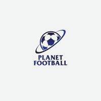 Planet Fußball Logo vektor