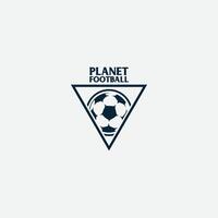 Planet Fußball Logo vektor