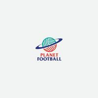 Planet Fußball Logo vektor