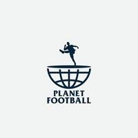 Planet Fußball Logo vektor