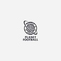 Planet Fußball Logo vektor