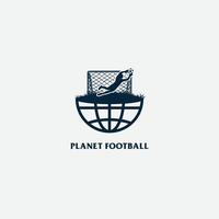 Planet Fußball Logo vektor