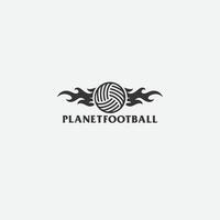 Planet Fußball Logo vektor