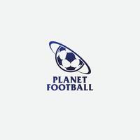 Planet Fußball Logo vektor