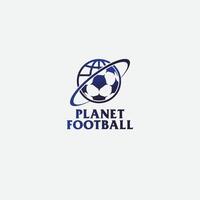 Planet Fußball Logo vektor