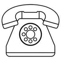 Telefon Symbol eben Stil Illustration vektor