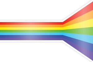 modern bunt Regenbogen Spektrum Hintergrund Design vektor