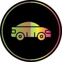 Taxi Glyphe fällig Farbe Symbol Design vektor