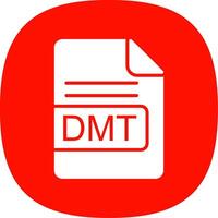 dmt Datei Format Glyphe Kurve Symbol Design vektor