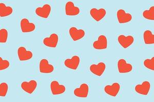 dekorativ Liebe Herz Muster Hintergrund zum Valentinsgrüße Paare vektor