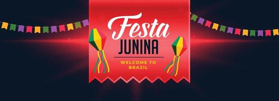 festa hunina firande mörk baner vektor