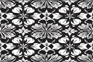 schwarz und Weiß nahtlos Muster Bild zum Hintergrund oder Textur, eps 10 vektor