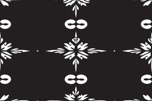 svart och vit bild av sömlös mönster för bakgrund eller textur vektor