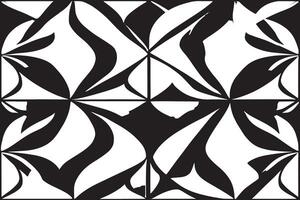 sömlös svart mönster på vit bakgrund bild för bakgrund eller textur vektor