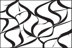 oregelbunden mönster svart textur på ren vit isolerat bakgrund för bakgrund eller textur vektor