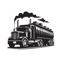 LKW Symbol Illustration Silhouette vektor